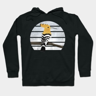 Hoopoe Winter Snow Bird Watching Birding Ornithologist Gift Hoodie